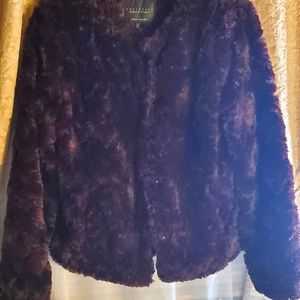 Faux fur jacket